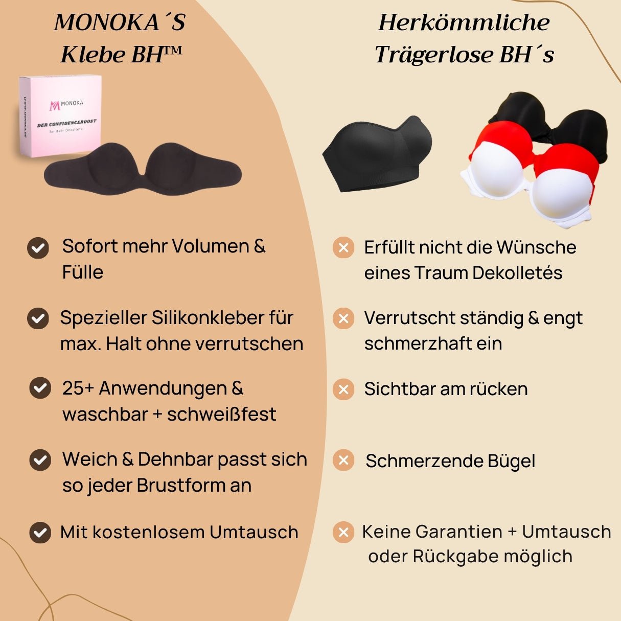 Unsichtbarer Klebe BH™